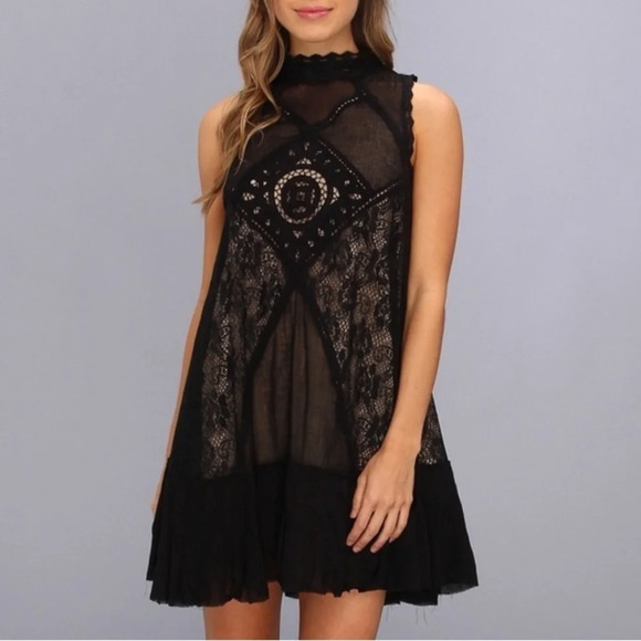 NWT FP Angel Lace Dress - Picture 4 of 11